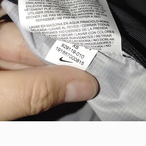 Nike Reflective Black and Gray Jacket - Size XS